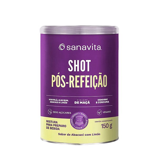 Shot Refeicao Abacaxi Com Limao 150g - Sanavita