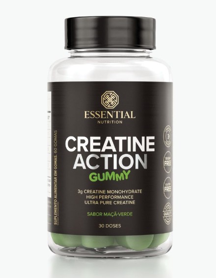 Creatine Action Gummy Maca Verde 30d - Essential