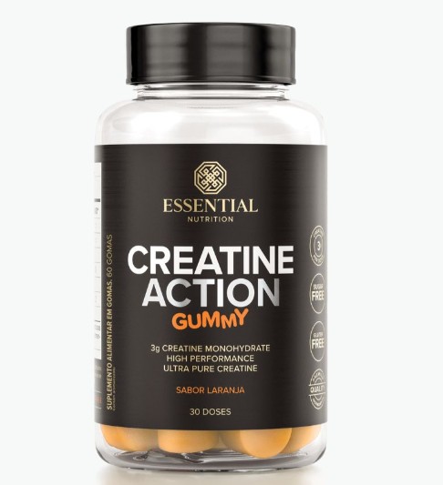 Creatine Action Gummy Laranja 30d - Essential