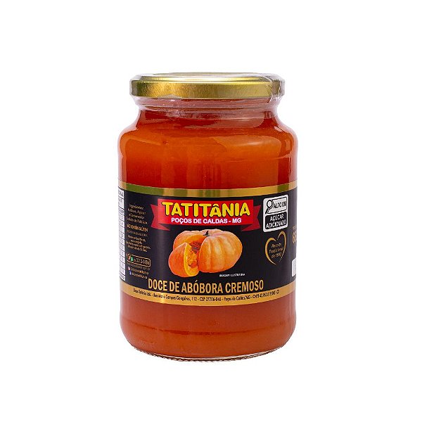 Doce De Abobra Cremoso 650g - Tatitania