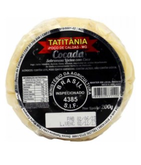 Cocada Cremosa Tablete 200g - Tatitania