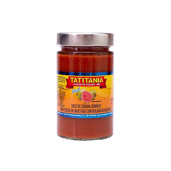 Doce De Goiaba Cremoso Diet 400g - Tatitania