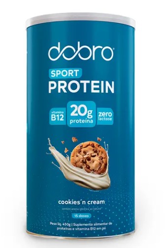 Sport Protein Cookies N Cream 450g - Dobro