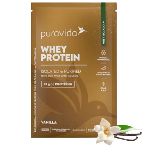 Whey Iso Vanilla Sache 26g - Puravida