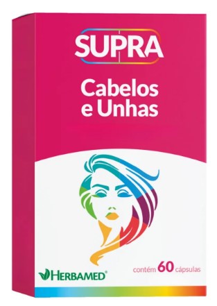 Polivitaminico Supra Cabelos E Unhas 60caps - Herbamed