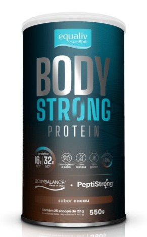 Body Strong Protein Cacau 550g - Equaliv