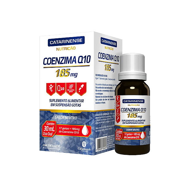 Coenzima Q10 185mg 30ml - Catarinense