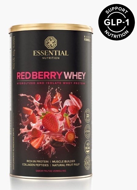 Red Berry Whey 510g - Essential