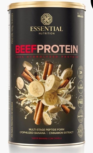Beef Protein Banana Com Canela 420g - Essential