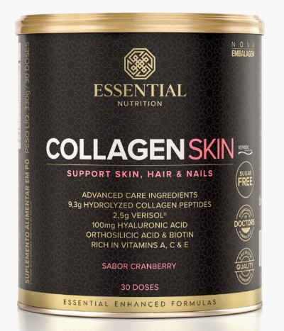 Collagen Skin 300g Sabor Cranberry - Essential