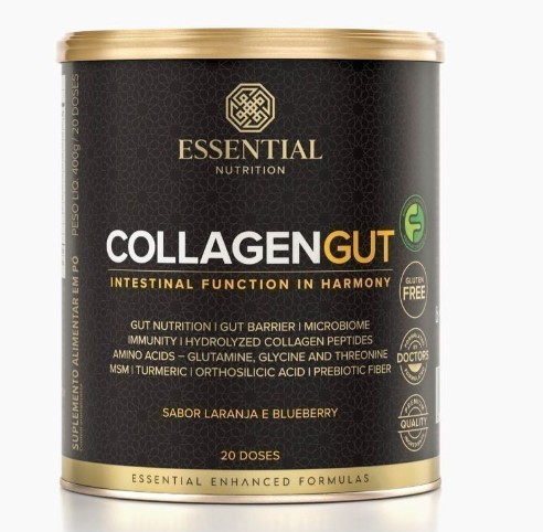 Collagen Gut Laranja E Blueberry 400g - Essential