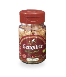 Cristais De Gengibre Com Canela 30g - Da Natureza