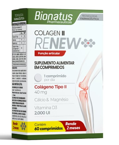 Colagen Ii Renew 40mg 30caps - Bionatus