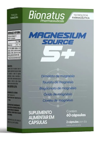 Magnesium Source 5+ 60caps - Bionatus