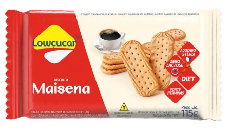 Bolacha De Maisena 140g - Lowcucar