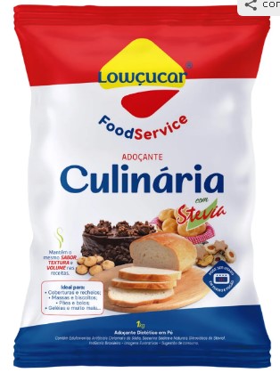 Adocante Culinaria Com Stevia 1kg - Lowcucar