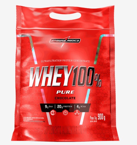Whey 100% Chocolate Refil 900g - Integral Medica