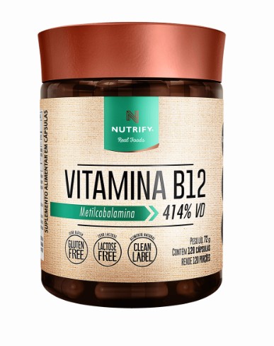 Vitamina B12 60caps - Nutrify