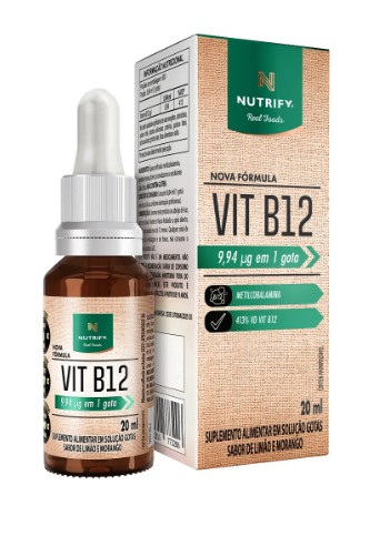Vit B12 20ml Metilcobalamina - Nutrify
