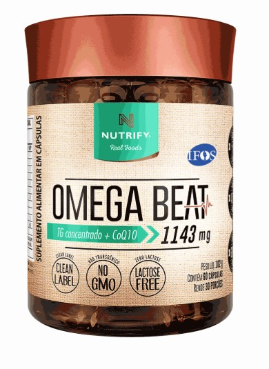 Omega Beat 60caps - Nutrify