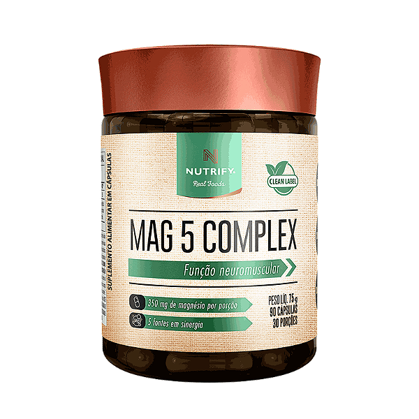 Mag 5 Complex 90 Caps - Nutrify