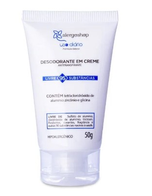 Desodorante Em Creme 50g - Alergoshop