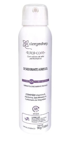 Desodorante Aerossol 150ml - Alergoshop