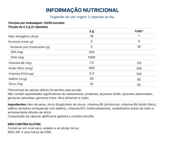 Vital Dha 120 Caps - Vital Atman