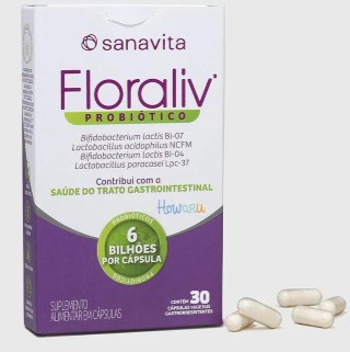 Floraliv Probiotico 30 Caps - Sanavita
