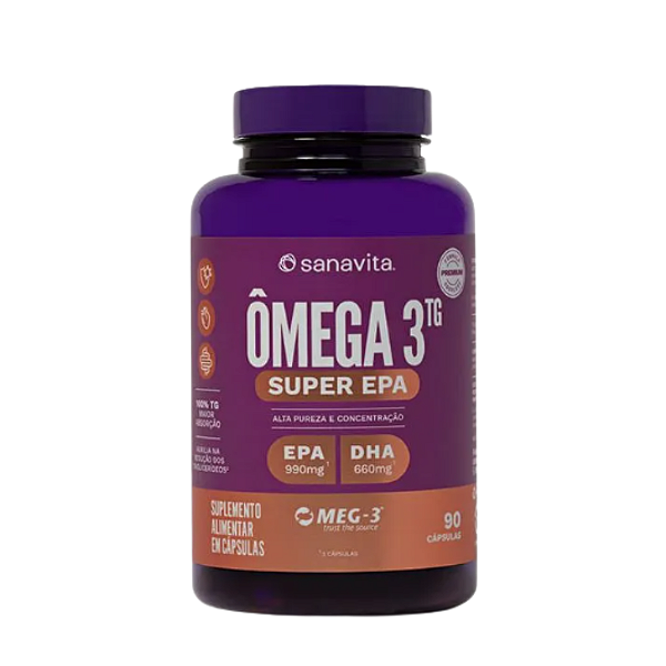 Omega 3 Super Epa 90 Caps - Sanavita