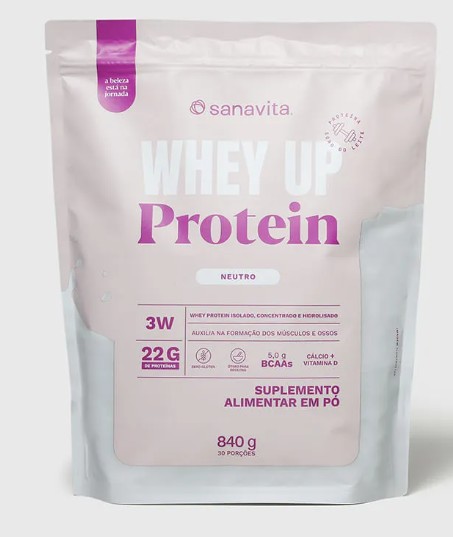 Whey Up 3w Neutro 900g - Sanavita