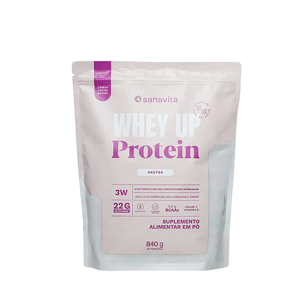 Whey Up 3w Neutro 900g - Sanavita