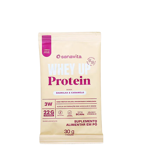 Whey Up 3w Baunilha Sache 30g - Sanavita