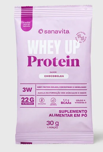 Whey Up 3w Chocolate Belga Sache 30g - Sanavita