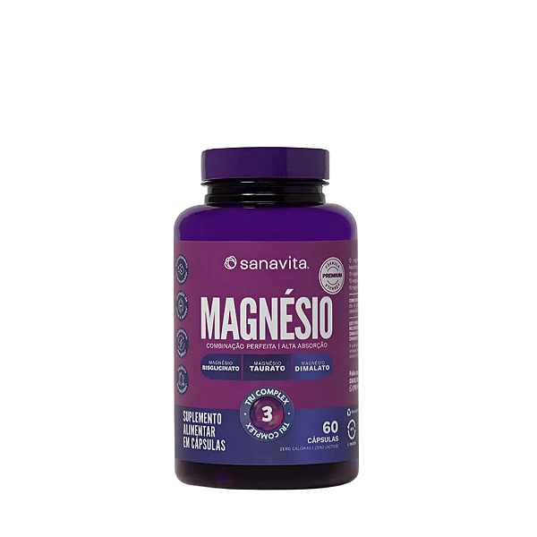 Magnesio Tri Complex 60 Caps - Sanavita