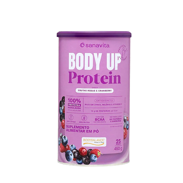 Body Up Protein Frutas Roxas 450g - Sanavita