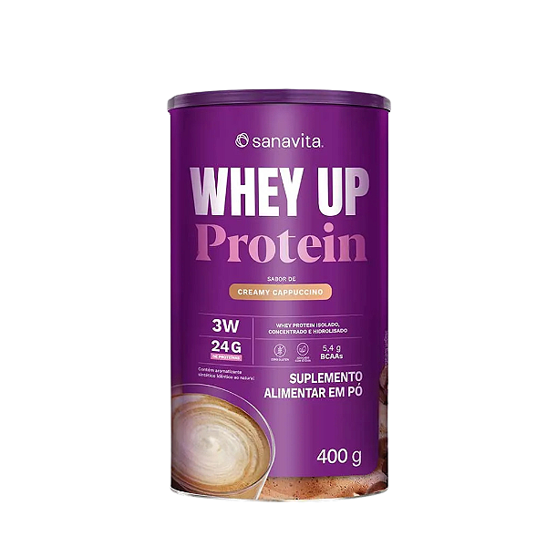 Whey Up 3w Cappuccino 400g - Sanavita