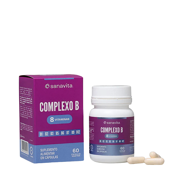 Complexo B 8vit 60caps -sanavita