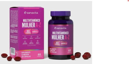 Multivitaminico Mulher A-z 60caps - Sanavita