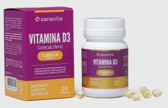 Vitamina D 60caps - Sanavita