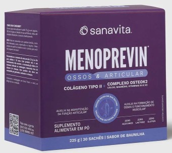 Menoprevin Ossos Baunilha 30saches - Sanavita