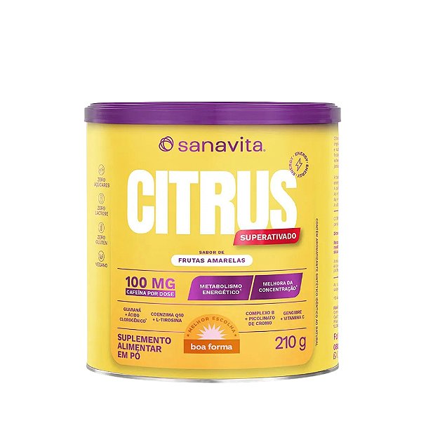 Citrus Frutas Amarelas 210g - Sanavita