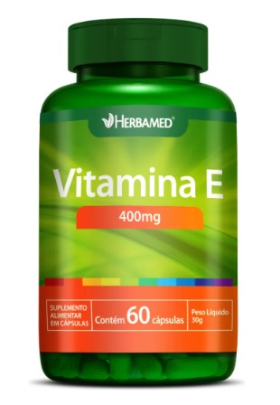Vitamina E 250mg 60caps - Herbamed