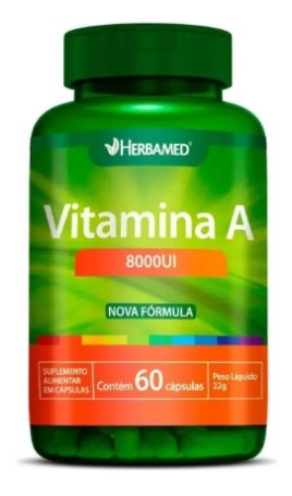 Vitamina A 60caps 8660 Ui - Herbamed