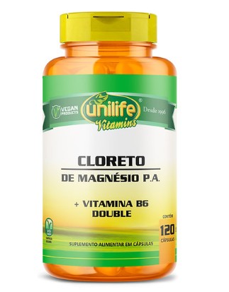 Cloreto De Magnesio P.a 800mg 120 Caps - Unilife