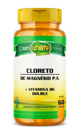 Cloreto  De Magnesio P.a. 60caps - Unilife