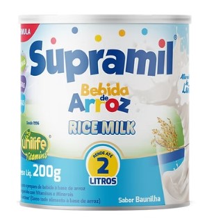 Bebida De Arroz Kids Baunilha 200gr - Unilife
