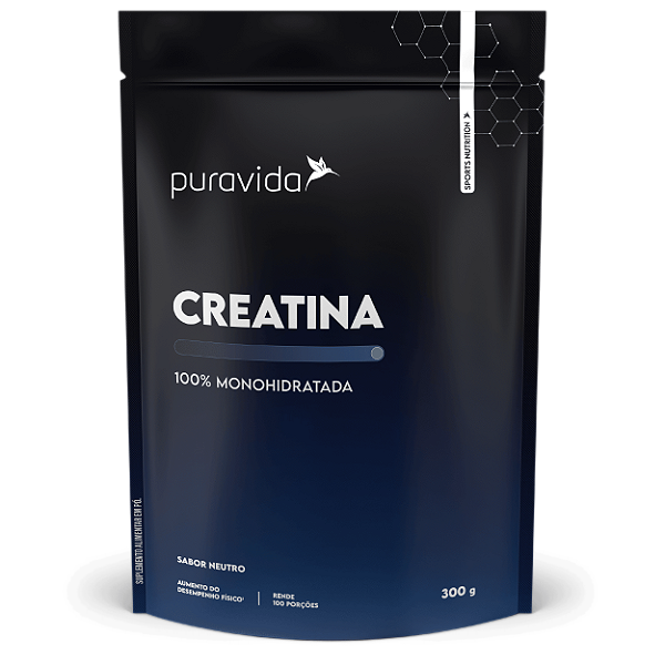 Creatina Monohidratada 300g - Puravida