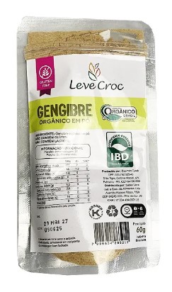 Gengibre Em Po 60g - Leve Crock