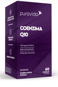 Coenzima Q10 250mg 60 Caps - Puravida
